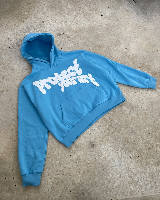 protect your art hoodie blue - Statement