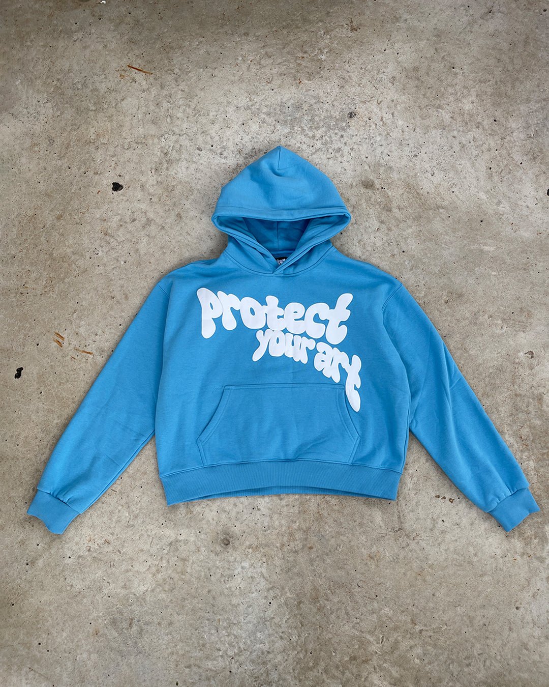 protect your art hoodie blue - Statement