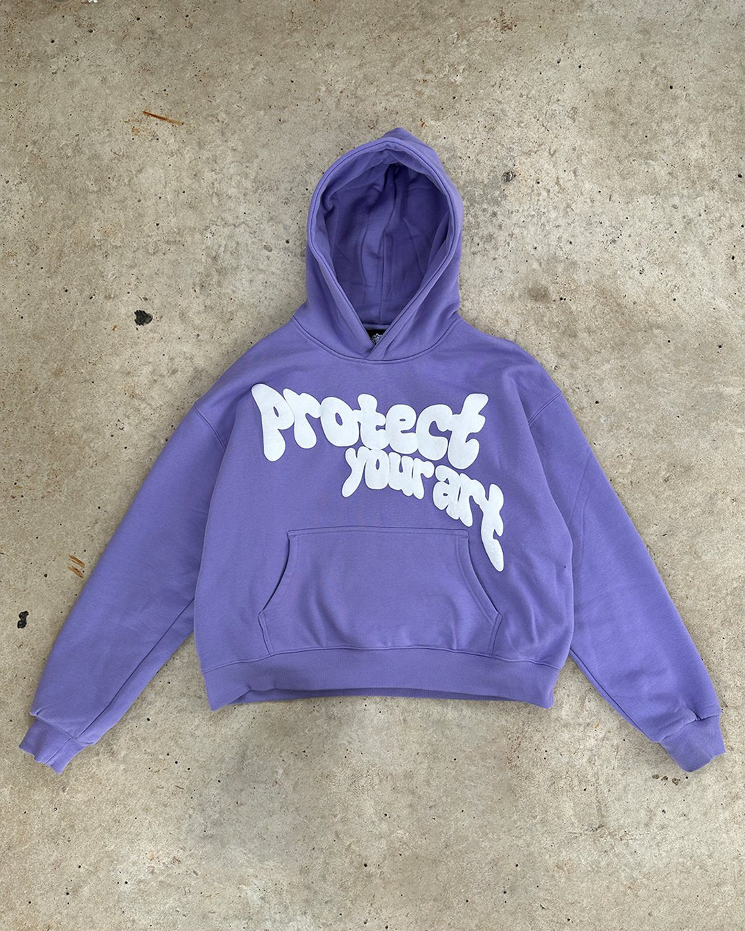 protect your art hoodie purple - Statement