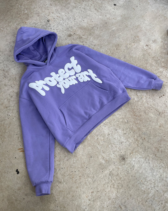 protect your art hoodie purple - Statement