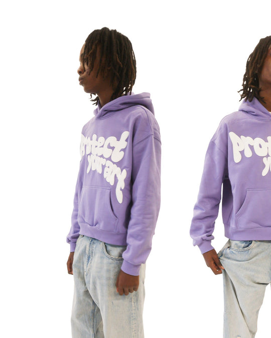 protect your art hoodie (purple) - Statement