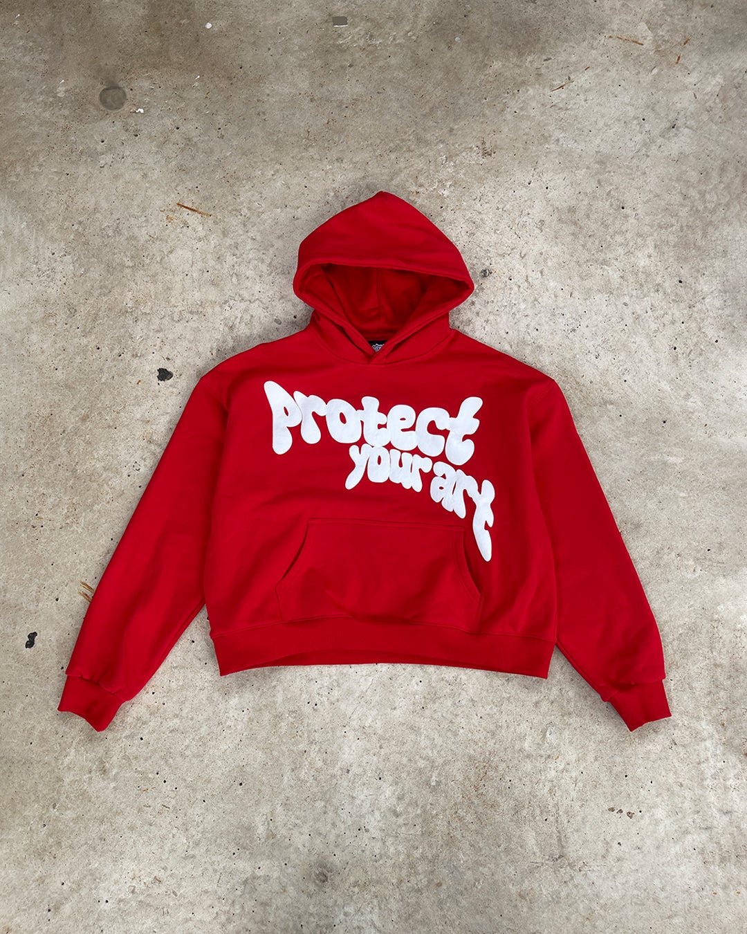 protect your art hoodie red - Statement