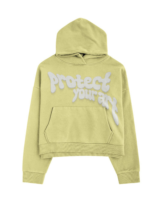 protect your art hoodie (yellow) - Statement